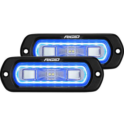 Rigid Industries SR-L Series Flush Mount LED Spreader Light (Blue Halo) - 53221